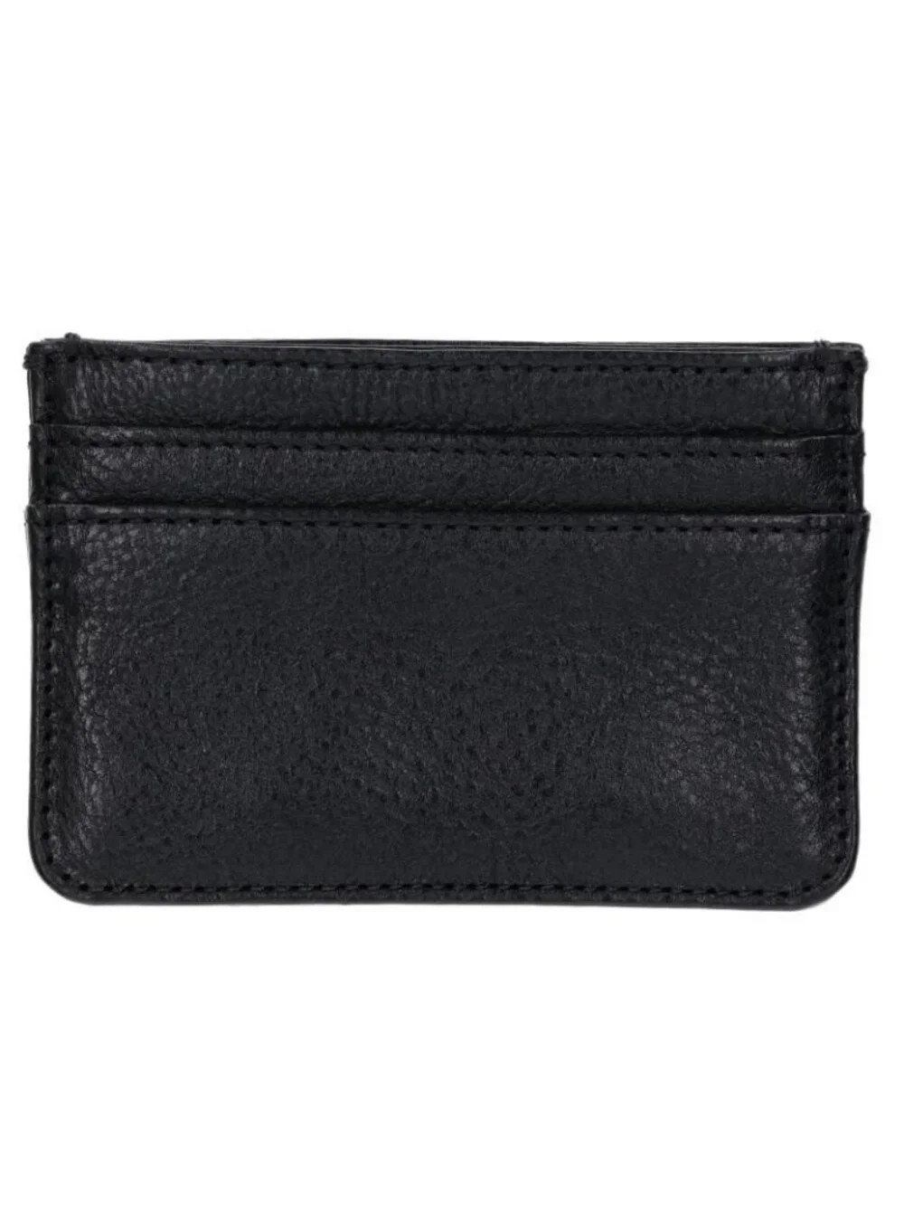 Chrome Hearts Double Side Scroll Label Leather Card Case